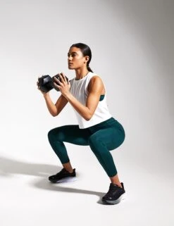 Crop It Tank - White -Elevate Fitwear Sales Store 070223 TSE EDITORIAL 0211