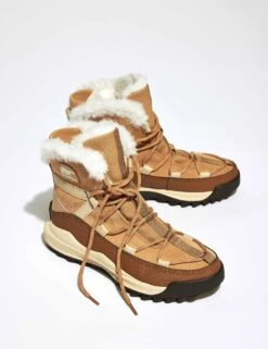 Sorel ONA RMX Glacy Winter Boot - Canoe/Sea Salt -Elevate Fitwear Sales Store 311023 TSE EDITORIAL 0762
