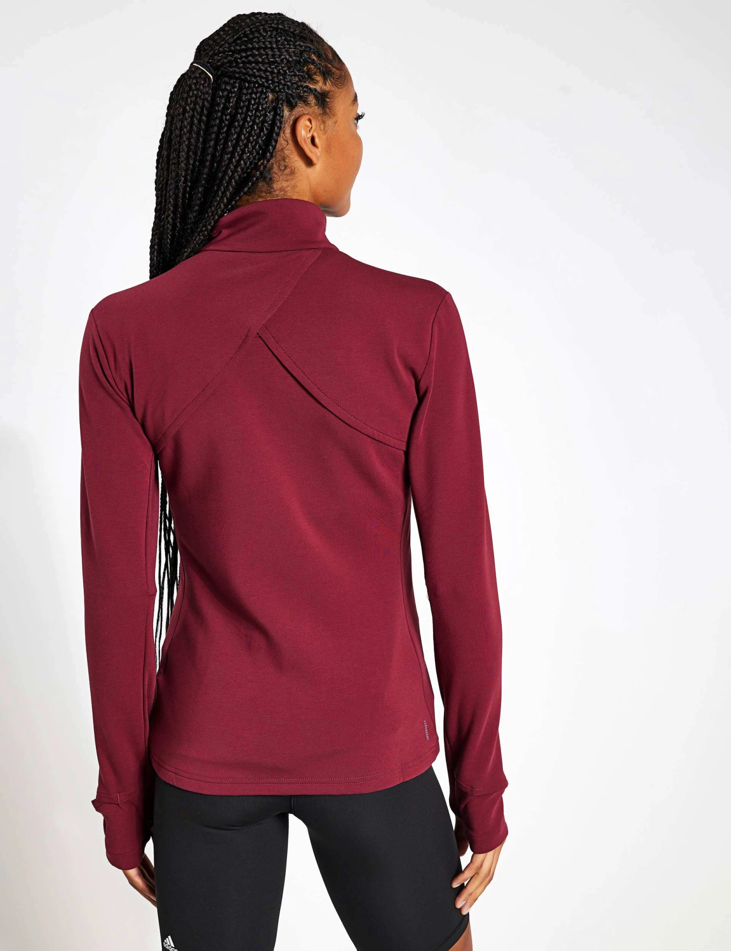 ADIDAS Training Cover-Up - Shadow Red 2 ADIDAS Training Cover-Up - Shadow Red - Image 2