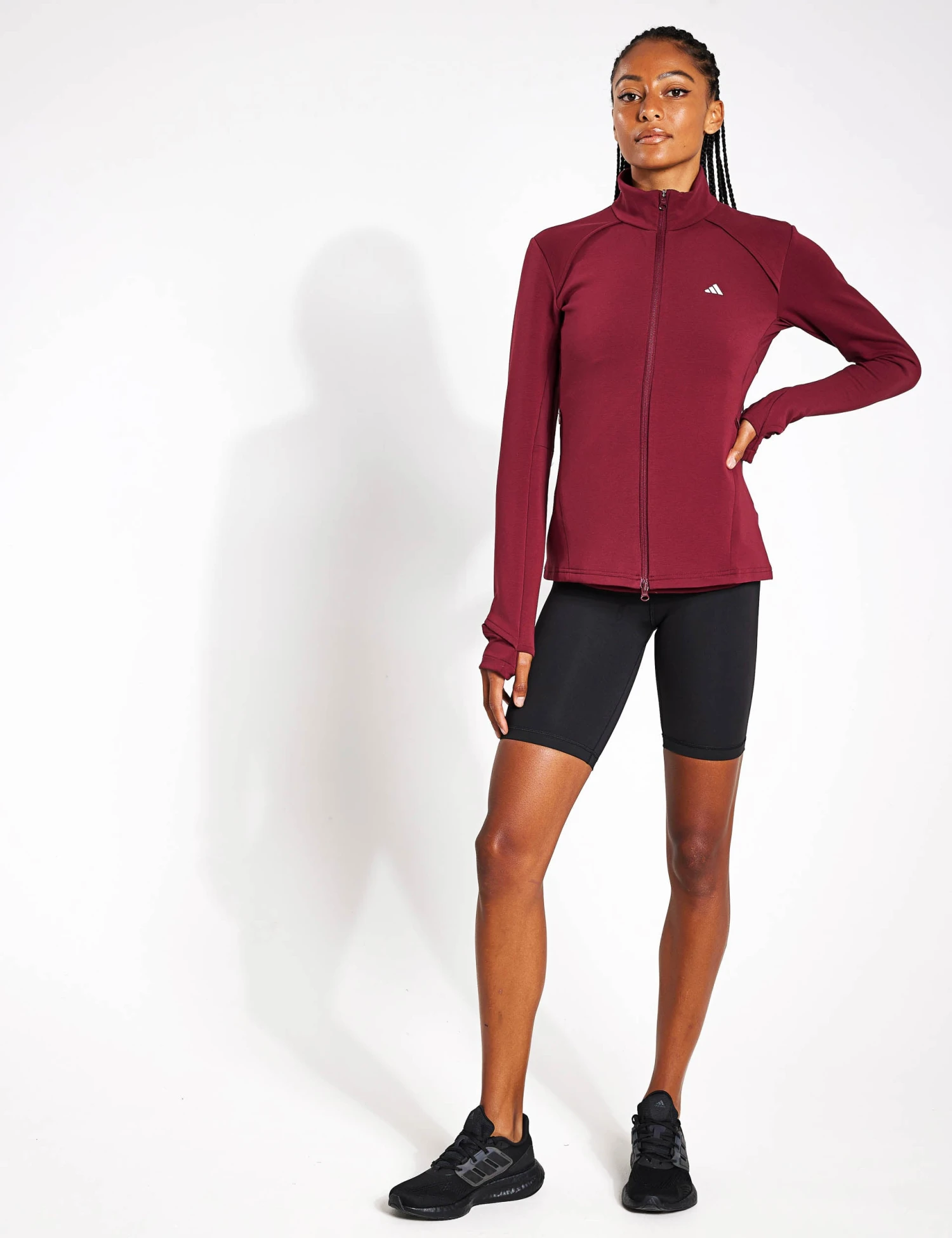 ADIDAS Training Cover-Up - Shadow Red 4 ADIDAS Training Cover-Up - Shadow Red - Image 4