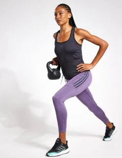 ADIDAS DailyRun 3-Stripes 7/8 Leggings - Shadow Violet 7 ADIDAS DailyRun 3-Stripes 7/8 Leggings - Shadow Violet -Elevate Fitwear Sales Store 8021S Adidas DailyRun 3 Stripe 7 8 Tight IJ6857 shadow violet 0001