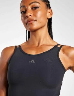 ADIDAS HIIT HEAT.RDY Crop Tank Top - Black 6 ADIDAS HIIT HEAT.RDY Crop Tank Top - Black -Elevate Fitwear Sales Store 8038S Adidas HIIT HEAT RDY CROPPED TANK IM2652 BLACK 0012