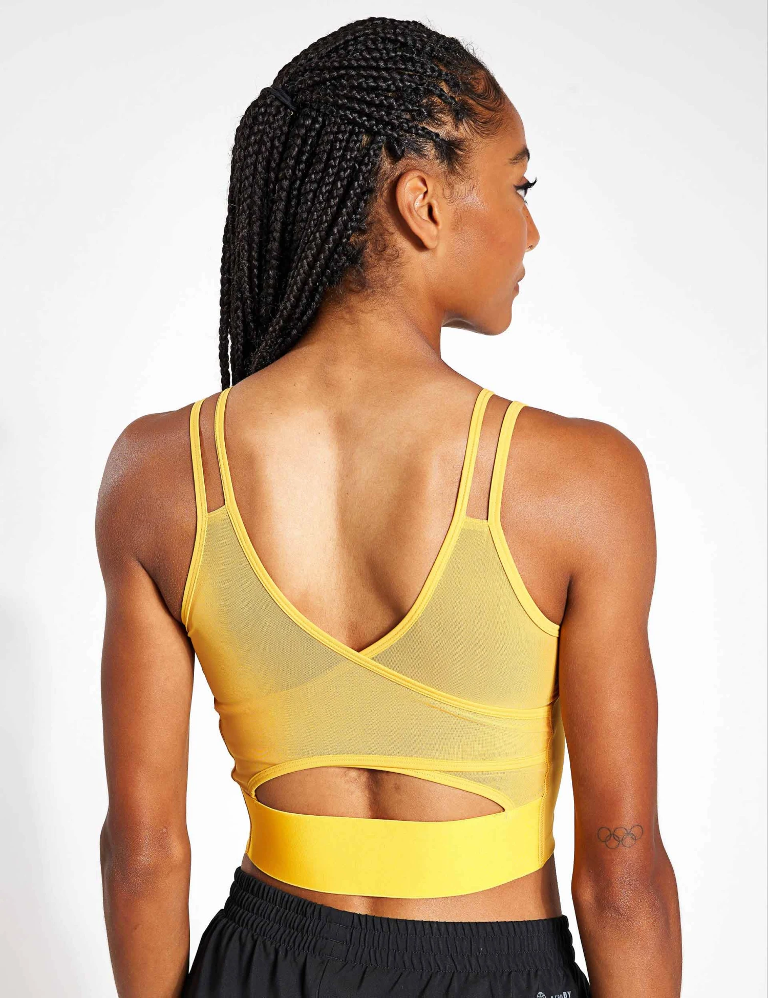 ADIDAS HIIT HEAT.RDY Crop Tank Top - Preloved Yellow 2 ADIDAS HIIT HEAT.RDY Crop Tank Top - Preloved Yellow - Image 2