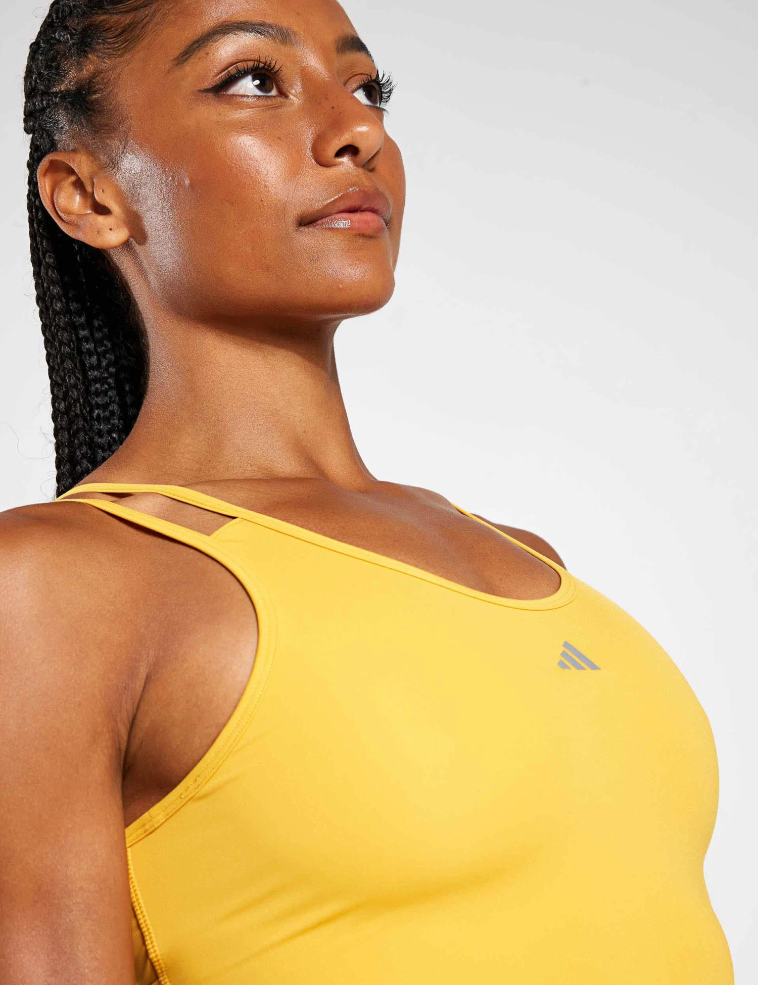 ADIDAS HIIT HEAT.RDY Crop Tank Top - Preloved Yellow 3 ADIDAS HIIT HEAT.RDY Crop Tank Top - Preloved Yellow - Image 3