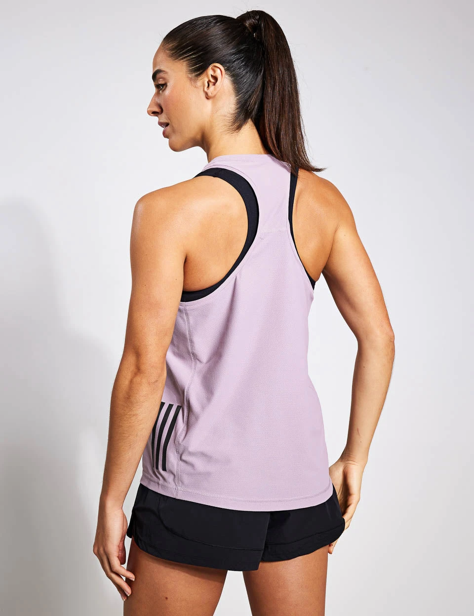 ADIDAS Own The Run Tank Top - Preloved Fig 2 ADIDAS Own The Run Tank Top - Preloved Fig - Image 2