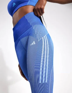 ADIDAS Seamless Branded 7/8 Leggings - Semi Lucid Blue 6 ADIDAS Seamless Branded 7/8 Leggings - Semi Lucid Blue -Elevate Fitwear Sales Store Adidas Seamless 7 8 L SELUBL IS2975 BLUE 0004