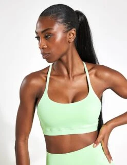 ADIDAS All Me Light Support Bra - Semi Green Spark