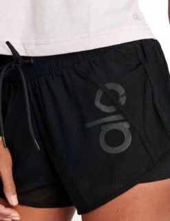 Ambience Short - Black -Elevate Fitwear Sales Store Alo Yoga AMBIENCE SHORT W6126RG BLACK 0004