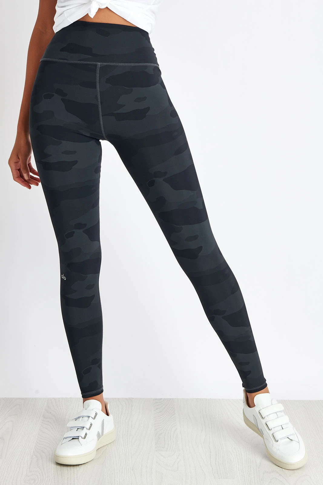 High Waisted Vapor Legging - Black Camo 1 High Waisted Vapor Legging - Black Camo