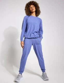Soho Sweatpant - Infinity Blue -Elevate Fitwear Sales Store Alo Yoga SOHO SWEATPANT W5912R INFINITY BLUE 0001