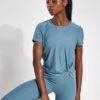 Beyond Yoga Featherweight For A Spin Tee - Storm Heather
