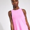 Beyond Yoga Featherweight Rebalance Tank - Pink Bloom Heather