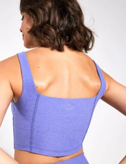 Beyond Yoga Spacedye Make Plans High Cropped Tank - Indigo Heather -Elevate Fitwear Sales Store Beyond Jumpsuit Spacedye Keep Pace Biker Jumpsuit 0028