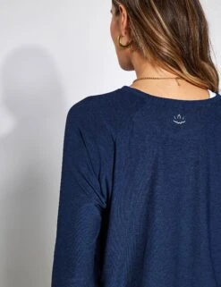 Beyond Yoga Featherweight Daydreamer Pullover - Nocturnal Navy -Elevate Fitwear Sales Store Beyond Yoga 0113