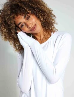 Beyond Yoga Featherweight Daydreamer Pullover - Cloud White -Elevate Fitwear Sales Store Beyond Yoga Featherweight Daydreamer Pullover LWSD7792 Cloud White 0026