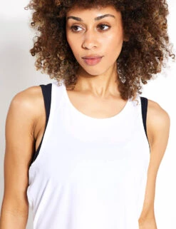 Beyond Yoga Powerbeyond Lite Resilient Tank - Lunar White -Elevate Fitwear Sales Store Beyond Yoga PERFORMANCE KNIT RESILIENT TANK SBEY0008 WK4693WHI 0020