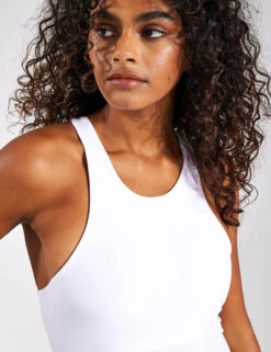 Beyond Yoga Spacedye Refocus Cropped Tank - Cloud White 6 Beyond Yoga Spacedye Refocus Cropped Tank - Cloud White -Elevate Fitwear Sales Store Beyond Yoga SPACEDYE REFOCUS CROPPED TANK SD4671WHI CLOUD WHITE 0019