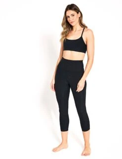Beyond Yoga Spacedye Out Of Pocket High Waisted Capri Legging - Darkest Night -Elevate Fitwear Sales Store Beyond Yoga Spacedye Out Of Pocket High Waisted Capri Legging SD3511BLAS 0005