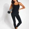 Beyond Yoga Spacedye Uplevel Midi Jumpsuit - Darkest Night