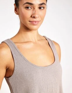 Beyond Yoga Well Traveled Tank - Birch -Elevate Fitwear Sales Store Beyond Yoga WELL TRAVELED TANK NK4683LIG BIRCH 0026