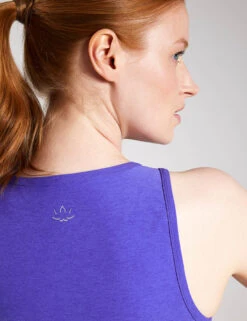 Beyond Yoga Spacedye Motivate Cropped Tank - Ultra Violet Heather -Elevate Fitwear Sales Store Beyond Yoga spacedye motivate cropped tank ultra violet heather 0023