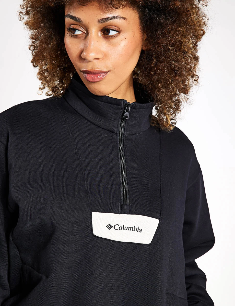 Columbia Lodge Quarter Zip - Black/Dark Stone 3 Columbia Lodge Quarter Zip - Black/Dark Stone - Image 3