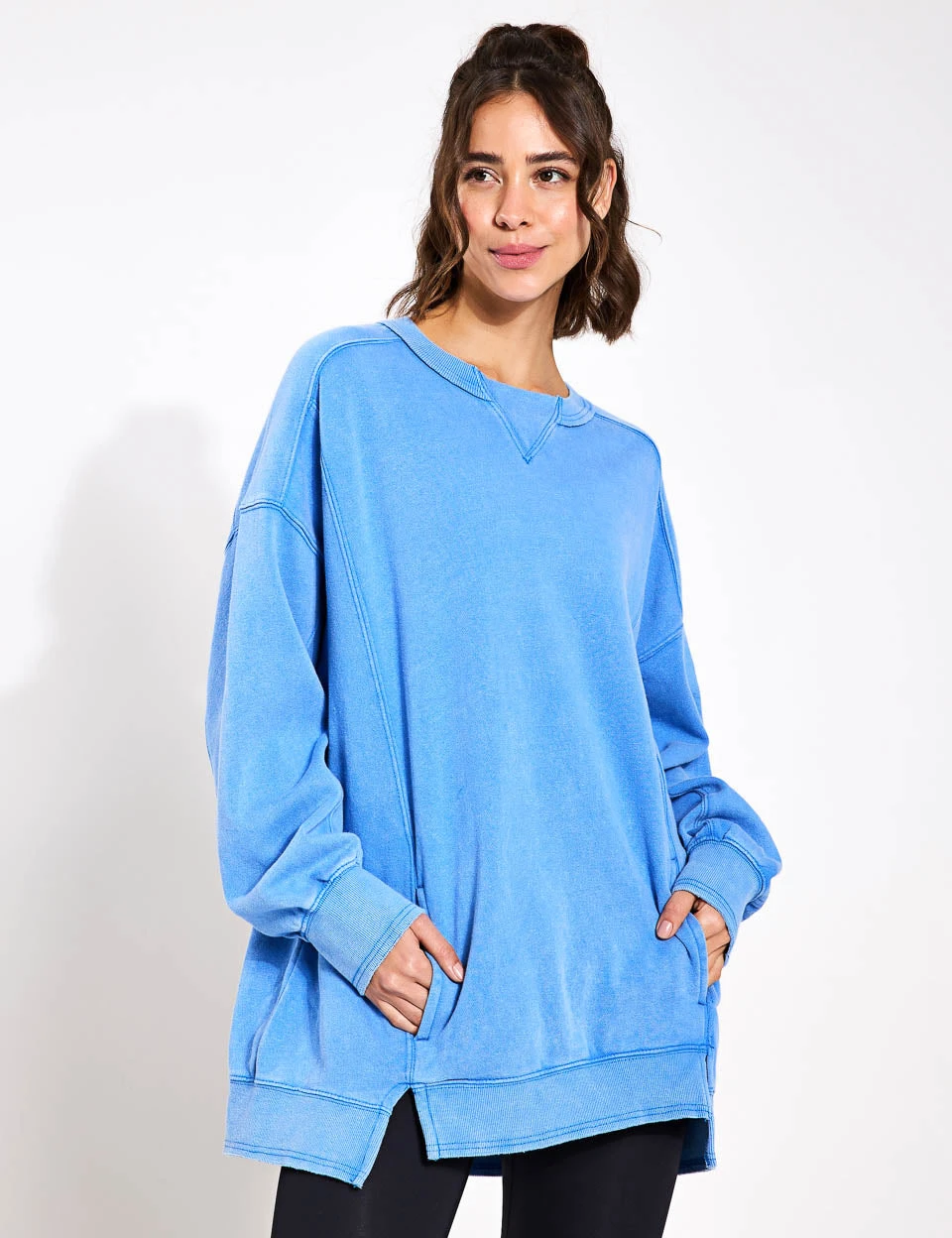 Intercept Tunic - Riviera Blue 1 Intercept Tunic - Riviera Blue