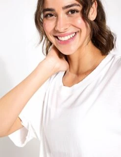 Leg Day Tee - White -Elevate Fitwear Sales Store FP Movement Leg Day Tee White FP OB1486741 1100S White 0031