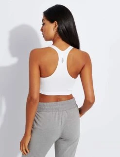 Free Throw Crop - White -Elevate Fitwear Sales Store Free People Movement FREE THROW CROP OB916007 WHITE 0038