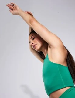 Dylan Bra - Saguaro -Elevate Fitwear Sales Store Girlfriend Collective DYLAN CROP BRA 1017 CG SAGUARO 0021