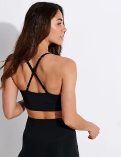 Juliet Bra - Black -Elevate Fitwear Sales Store Girlfriend Collective GC JULIET BRALETTE FLOAT 1008S JB BLACK 0024