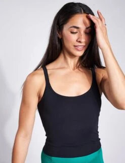 Gemma Scoop Tank - Black 9 Gemma Scoop Tank - Black -Elevate Fitwear Sales Store Girlfriend Collective GEMMA SCOOP TANK 1038 JB BLACK 0006