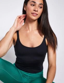 Gemma Scoop Tank - Black 8 Gemma Scoop Tank - Black -Elevate Fitwear Sales Store Girlfriend Collective GEMMA SCOOP TANK 1038 JB BLACK 0022