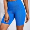 High Waisted Bike Short - Nautical Blue