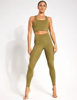 Paloma Bra Classic - Artichoke -Elevate Fitwear Sales Store Girlfriend Collective PALOMA BRA 1002 LIZ ARTICHOKE 0008