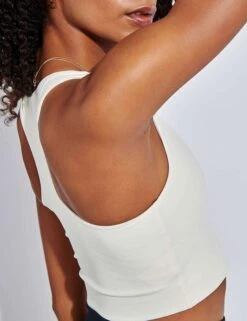 Paloma Bra Classic - Ivory -Elevate Fitwear Sales Store Girlfriend Collective Paloma Bra Classic 53942 4008 SW Ivory 0017