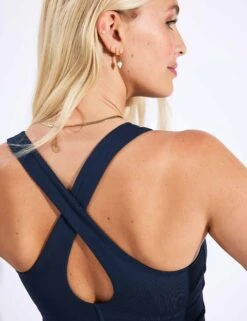 Zoe Tank - Midnight -Elevate Fitwear Sales Store Girlfriend Collective ZOE TANK FLOAT 1024 TC MIDNIGHT 0019
