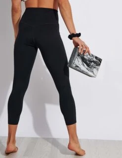Compressive High Waisted 7/8 Legging - Black -Elevate Fitwear Sales Store Girlfriend Compressive Legging 7 8 Black 0022