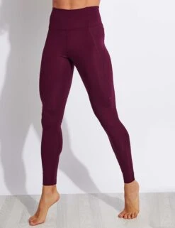 The Paloma Set - Plum -Elevate Fitwear Sales Store Girlfriend Compressive Legging Long re shoot Plum 0017