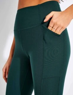 High Waisted Pocket Legging - Moss 7 High Waisted Pocket Legging - Moss -Elevate Fitwear Sales Store Girlfriend POCKET LEGGING HIGH RISE Long 4016 GG MOSS 0021