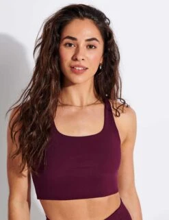 The Paloma Set - Plum -Elevate Fitwear Sales Store Girlfriend Paloma Plum 0010