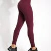 Go Perform Sculpting Gym Leggings - Burgundy