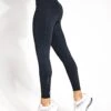 Go Train High Waisted Gym Leggings - Black