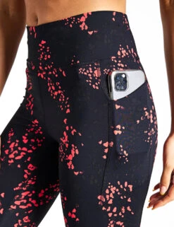 Go Train Printed High Waisted Gym Leggings - Red Mix 6 Go Train Printed High Waisted Gym Leggings - Red Mix -Elevate Fitwear Sales Store Goodmove GO TRAIN 5935P RED 0013