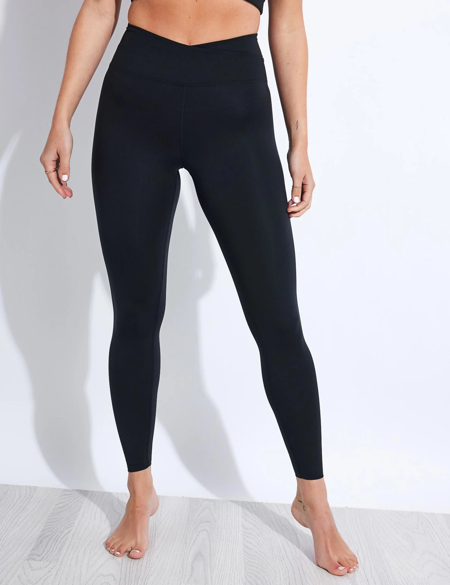 Go Balance High Waisted Yoga Leggings - Black 1 Go Balance High Waisted Yoga Leggings - Black