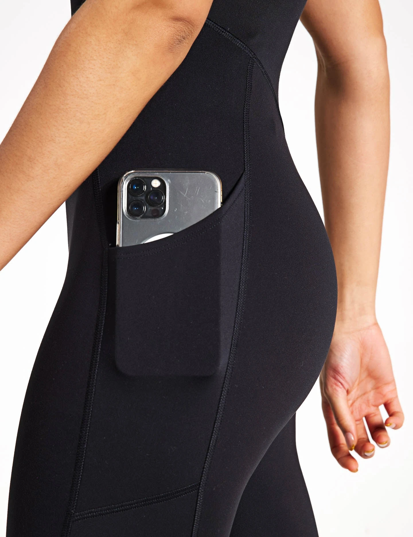 Go Balance Long Fitted All In One - Black 3 Go Balance Long Fitted All In One - Black - Image 3