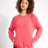 Cotton Rich Crew Neck Sweatshirt - Strawberry