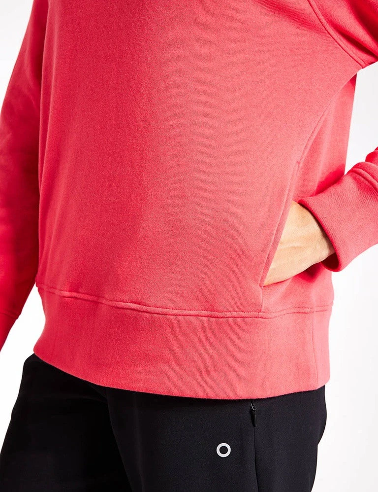 Cotton Rich Crew Neck Sweatshirt - Strawberry 3 Cotton Rich Crew Neck Sweatshirt - Strawberry - Image 3