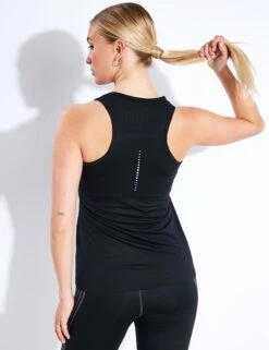 Scoop Neck Racer Back Vest Top - Black 10 Scoop Neck Racer Back Vest Top - Black -Elevate Fitwear Sales Store Goodmove Scoop Neck Racer Back Vest Top T515161 Black 0003