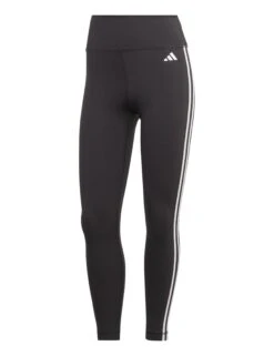 ADIDAS Train Essentials 3-Stripes High Waisted 7/8 Leggings - Black -Elevate Fitwear Sales Store HT5438 2 APPAREL Photography FrontCenterView white
